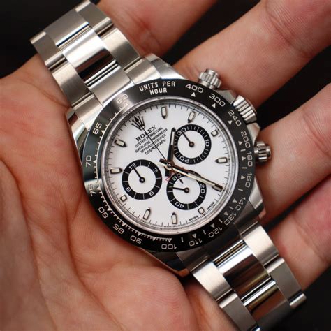 rolex black and white face.